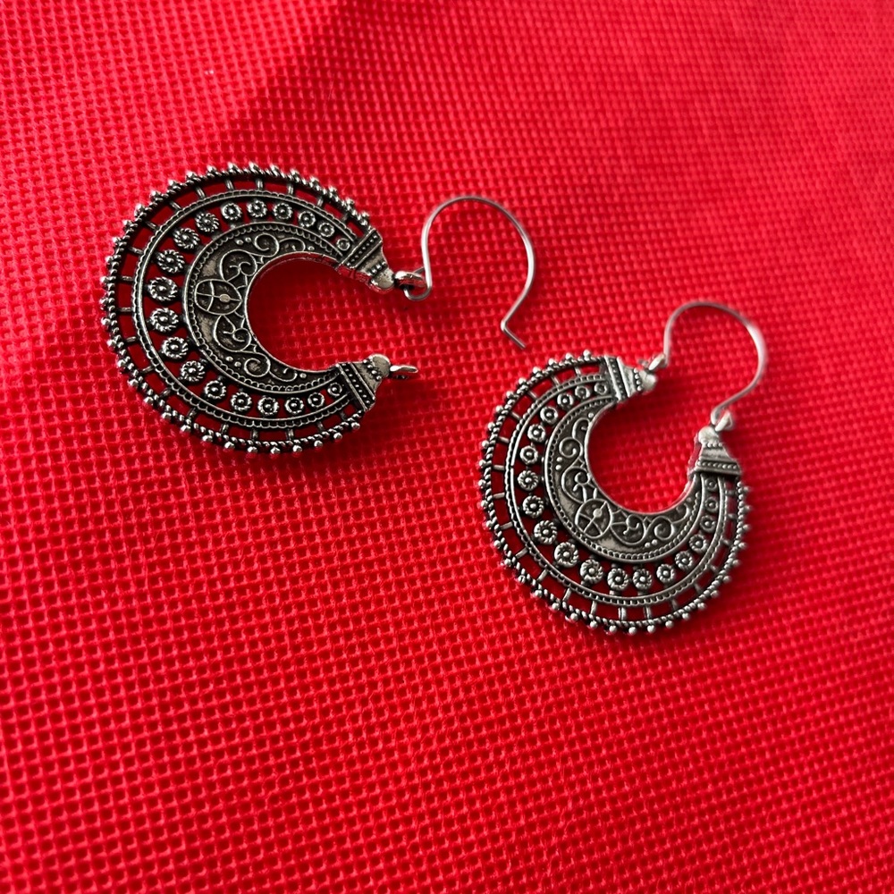 Ethnic Drop Earring Vintage Women Bohemia Dangle Earrings - Picture 2 of 4